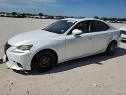 Salvage cars for sale at San Antonio, TX auction: 2014 Lexus IS 250