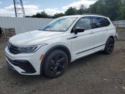 Salvage cars for sale at Windsor, NJ auction: 2023 Volkswagen Tiguan SE R-LINE Black