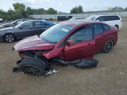 Ford salvage cars for sale: 2017 Ford Focus SEL