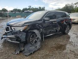 Salvage cars for sale at Riverview, FL auction: 2019 Acura MDX Technology