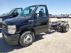 Salvage trucks for sale at Fresno, CA auction: 2024 Ford Econoline E350 Super Duty Cutaway Van