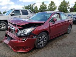 Salvage cars for sale at New Britain, CT auction: 2018 Subaru Legacy 2.5I Premium