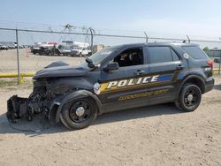 Salvage cars for sale at Houston, TX auction: 2017 Ford Explorer Police Interceptor