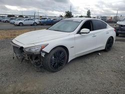 Salvage cars for sale at Eugene, OR auction: 2014 Infiniti Q50 Hybrid Premium