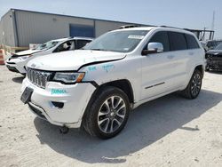 Salvage SUVs for sale at auction: 2018 Jeep Grand Cherokee Overland