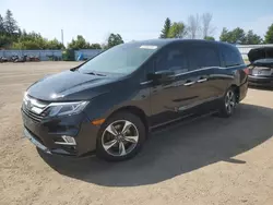 Salvage cars for sale at Bowmanville, ON auction: 2019 Honda Odyssey EXL