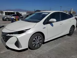 Salvage cars for sale at Sun Valley, CA auction: 2020 Toyota Prius Prime LE