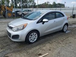 Salvage cars for sale at Spartanburg, SC auction: 2013 KIA Rio LX