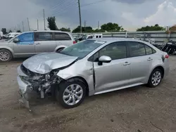 Toyota Corolla le salvage cars for sale: 2020 Toyota Corolla LE