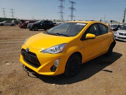 Salvage cars for sale at Elgin, IL auction: 2015 Toyota Prius C