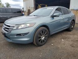 Salvage cars for sale at New Britain, CT auction: 2010 Honda Accord Crosstour EXL