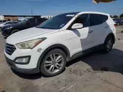 Salvage cars for sale at Grand Prairie, TX auction: 2013 Hyundai Santa FE Sport