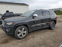 Salvage cars for sale at Portland, MI auction: 2014 Jeep Grand Cherokee Overland