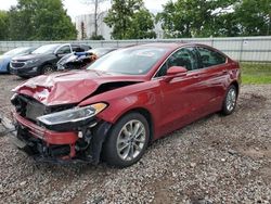 Salvage cars for sale at Central Square, NY auction: 2019 Ford Fusion Titanium