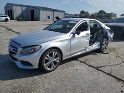 Salvage cars for sale at Tulsa, OK auction: 2015 Mercedes-Benz C 300 4matic