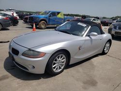 2004 BMW Z4 2.5 en venta en Grand Prairie, TX