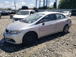 Salvage cars for sale at Windsor, NJ auction: 2015 Honda Civic LX