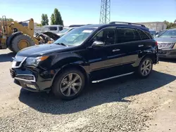 Salvage cars for sale at Hayward, CA auction: 2011 Acura MDX Advance