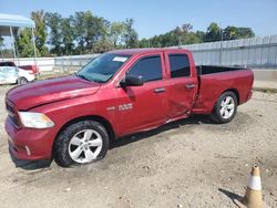 Salvage cars for sale at Spartanburg, SC auction: 2013 Dodge RAM 1500 ST