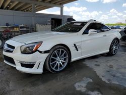 Salvage cars for sale at West Palm Beach, FL auction: 2016 Mercedes-Benz SL 63 AMG