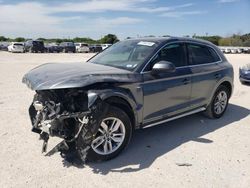 Salvage cars for sale at San Antonio, TX auction: 2023 Audi Q5 Premium 45