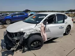 Salvage cars for sale at Grand Prairie, TX auction: 2017 Nissan Sentra S