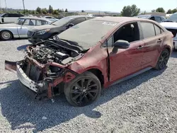 Salvage cars for sale at Mentone, CA auction: 2022 Toyota Corolla SE