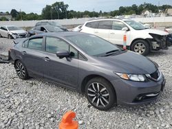 Salvage cars for sale at Barberton, OH auction: 2015 Honda Civic EXL