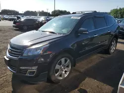 Salvage cars for sale at East Granby, CT auction: 2016 Chevrolet Traverse LTZ