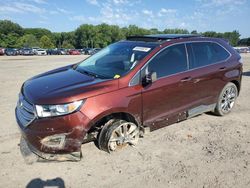 Ford salvage cars for sale: 2015 Ford Edge Titanium