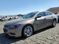 Salvage cars for sale at Colton, CA auction: 2017 Chevrolet Malibu LT