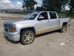 Salvage cars for sale at Savannah, GA auction: 2014 Chevrolet Silverado K1500 High Country