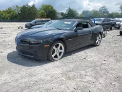 Salvage cars for sale at Madisonville, TN auction: 2015 Chevrolet Camaro LT