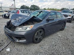 Salvage cars for sale at Montgomery, AL auction: 2017 Honda Accord Sport