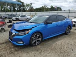 Salvage cars for sale at Spartanburg, SC auction: 2022 Nissan Sentra SR