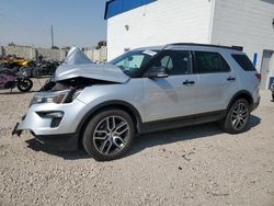 Ford salvage cars for sale: 2018 Ford Explorer Sport