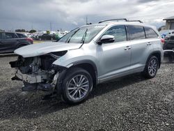 Salvage cars for sale at Eugene, OR auction: 2017 Toyota Highlander SE