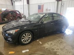 Salvage cars for sale at Franklin, WI auction: 2015 Infiniti Q50 Base