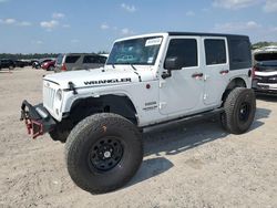 Salvage cars for sale from Copart Houston, TX: 2017 Jeep Wrangler Unlimited Sport