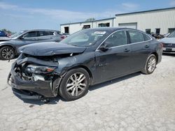 2018 Chevrolet Malibu LT en venta en Kansas City, KS