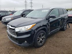 Toyota salvage cars for sale: 2016 Toyota Highlander XLE