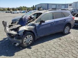 Salvage cars for sale at Vallejo, CA auction: 2017 Subaru Outback 2.5I Premium