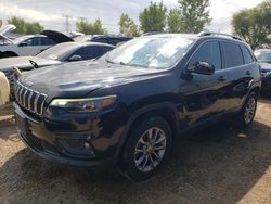 Jeep salvage cars for sale: 2020 Jeep Cherokee Latitude Plus