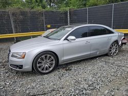 Audi a8 salvage cars for sale: 2012 Audi A8 L Quattro