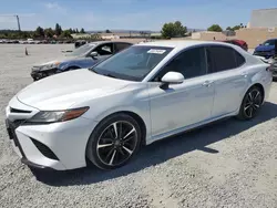 Salvage cars for sale at Mentone, CA auction: 2018 Toyota Camry XSE