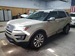 Ford salvage cars for sale: 2017 Ford Explorer Platinum