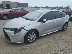 Salvage cars for sale at Kansas City, KS auction: 2022 Toyota Corolla LE