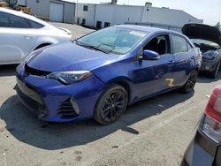 Salvage cars for sale at Vallejo, CA auction: 2017 Toyota Corolla L