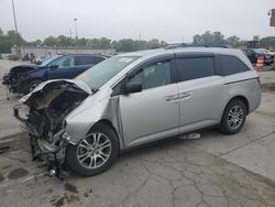 Salvage cars for sale at Fort Wayne, IN auction: 2012 Honda Odyssey EXL