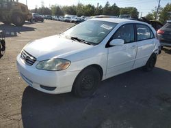 Toyota salvage cars for sale: 2003 Toyota Corolla CE